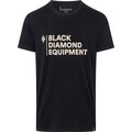 Black Diamond Stacked Logo SS Tee Mens Black