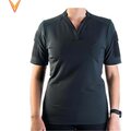Velocity Systems Womens's Boss Rugby Short Sleeve Black