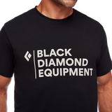 Black Diamond Stacked Logo SS Tee Mens
