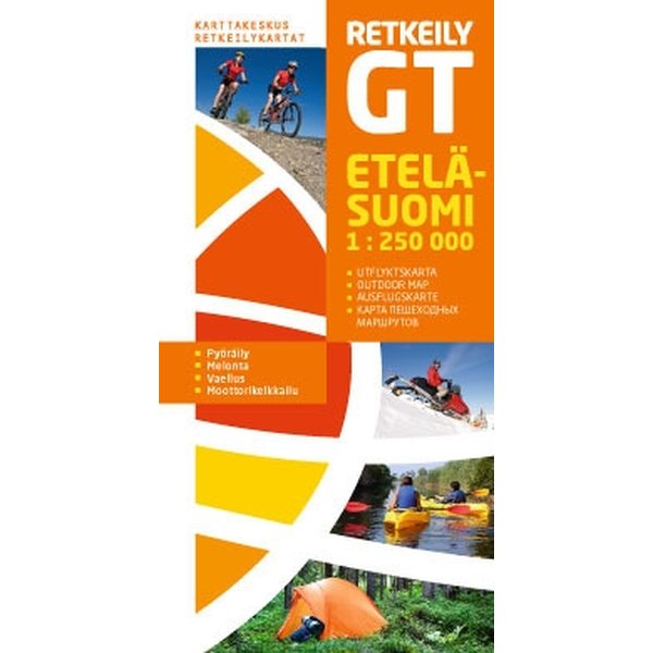 Retkeily GT, Etelä-Suomi, 1:250000, 2012
