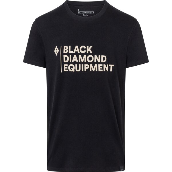 Black Diamond Stacked Logo SS Tee Mens